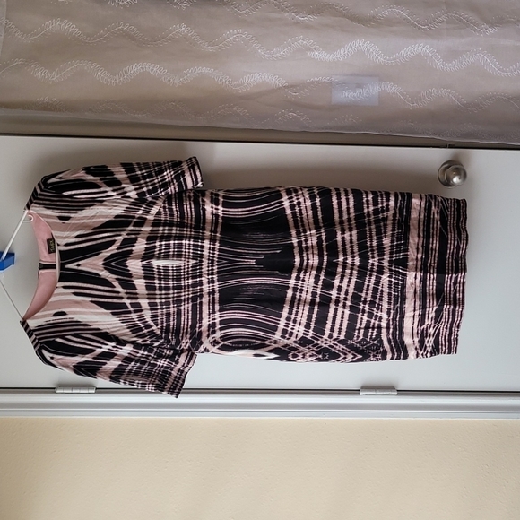 Taylor Fitted Dress Midi Size 10 - Picture 1 of 9